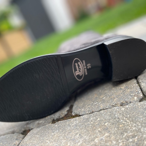 NEW ⭐️ Browns Couture Grey Suede and Leather Lined Tall Boots 👢 - Picture 4 of 8